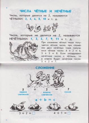 Дружок: Правила по русскому языку и математике для начальных классов фото книги 4