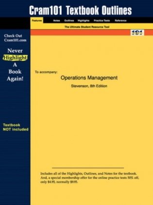 Operations Management 8th Edition фото книги