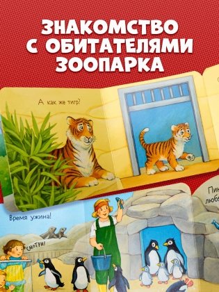 Ку-ку! Кто в зоопарке? Книжка-раскладушка фото книги 2