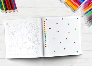 Coloristic. Цветовой квест по номерам, по пикселям, по точкам фото книги 5