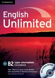 English Unlimited. Upper Intermediate Coursebook with E-Portfolio (+ DVD) фото книги
