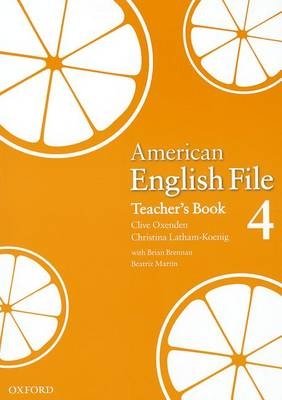 American English File 4. Teacher's Book фото книги