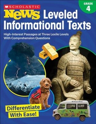 News Leveled Informational Texts. Grade 4. High-Interest Passages Written in Three Levels with Comprehension Questions фото книги