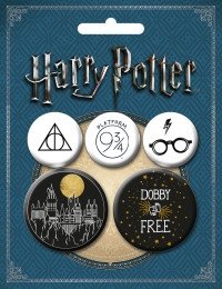 Набор значков. Гарри Поттер (комплект из 5 значков) (количество товаров в комплекте: 5) фото книги