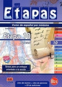 Etapa 10. Tareas - Libro del alumno/Ejercicios (+ Audio CD) фото книги