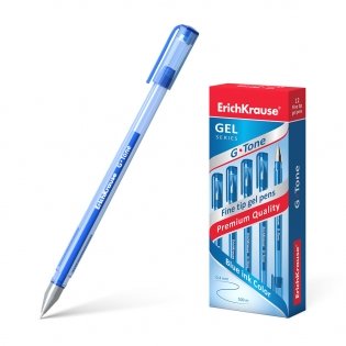 Ручка гелевая "G-TONE", синяя фото книги 2