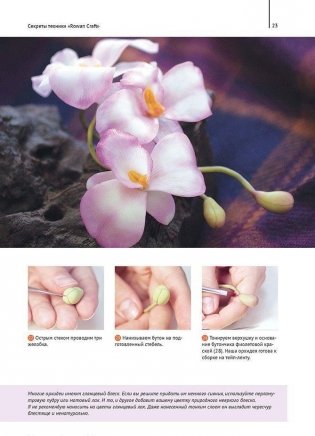 Реалистичные цветы из полимерных глин. Секреты техники Rowan Craft фото книги 5