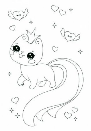 Раскраска Котики фото книги 2
