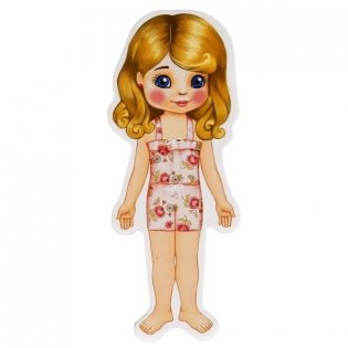 Игра-одевайка на магнитах "Одень куклу. Блондинка" фото книги 2