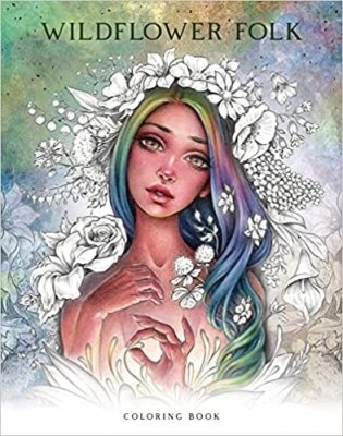 Wildflower Folk Coloring Book фото книги