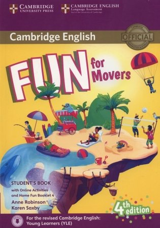 Fun for Movers Student's Book with Online Activities with Audio and Home Fun Booklet 4 фото книги