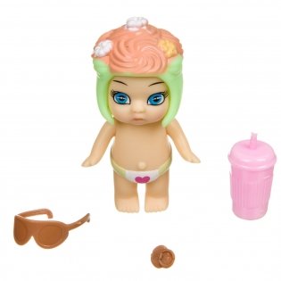 Набор игровой Bondibon "Куколка OLY", во фруктово-конфетной шапочке и аксессуарами в банане, девочка, 8 см, арт. 3370-1 фото книги 3