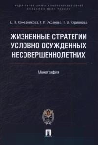 Жизненные стратегии условно осужденных несовершеннолетних. Монография фото книги