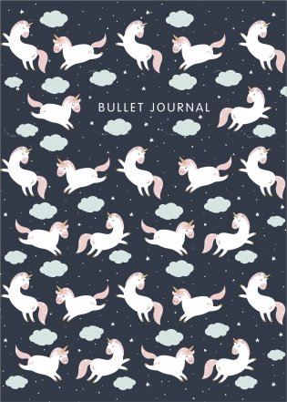 Блокнот в точку: Bullet Journal (единороги, 120 л.) фото книги