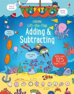 Lift-the-flap Adding and Subtracting. Board book фото книги