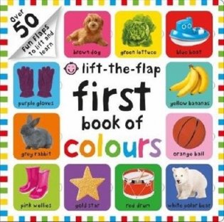 First 100 Lift The Flap Colours фото книги