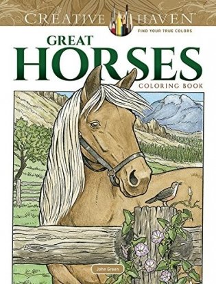 Great Horses. Coloring Book фото книги