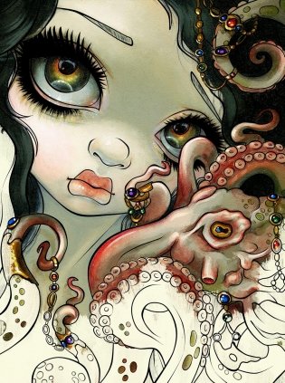 Mermaids Coloring Book фото книги 3