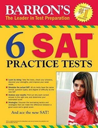 Barron's 6 SAT Practice Tests фото книги