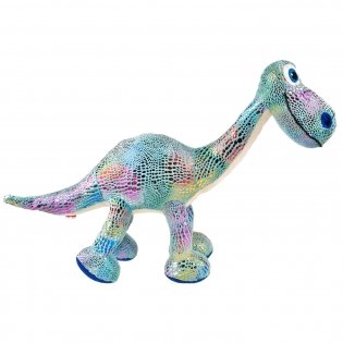 Игрушка мягконабивная "Динозавр Даки", блестящий фото книги 3