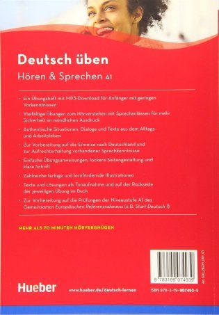 Deutsch Uben. Horen & Sprechen A1. Buch + Audios online фото книги 2