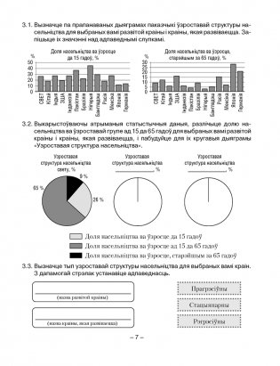 Геаграфія. Сацыяльна-эканамічная геаграфія свету. 10 клас. Сшытак для практычных і самастойных работ. ГРИФ фото книги 6