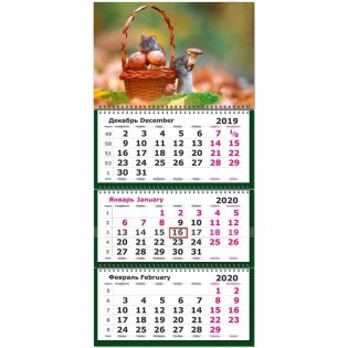 Календарь на 2020 год "Символ года с грибочками", 330х730 мм фото книги