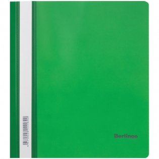 Папка-скоросшиватель "Berlingo", А5, 180 мкм, зеленая фото книги