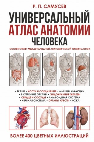 Универсальный атлас анатомии человека с цветными иллюстрациями фото книги
