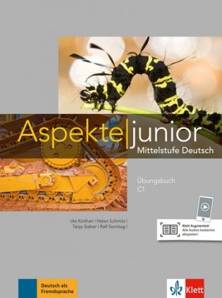 Aspekte junior С1. Uebungsbuch mit Audios zum Download фото книги