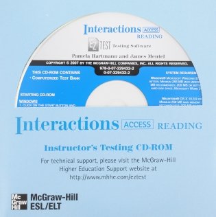CD-ROM. Interactions Access Reading/Writing EZ Test Generator 2007 фото книги