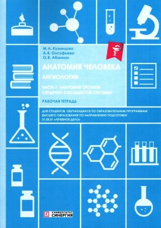 Анатомия человека: Ангиология Ч. 7: Анатомия органов сердечно-сосудистой системы. Рабочая тетрадь фото книги