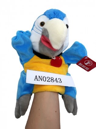 Кукла-перчатка с ногами "Попугай" (24 см) фото книги