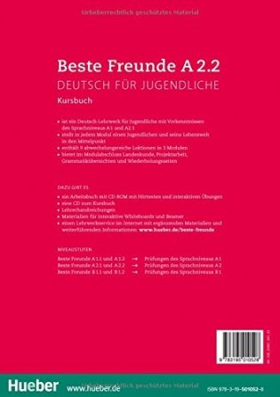 Beste Freunde A2/2: Deutsch für Jugendliche. Kursbuch фото книги 2