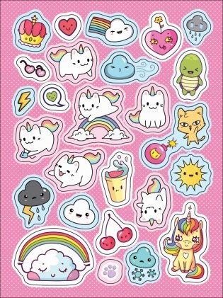 100 лучших стикеров. Самые кавайные фото книги 2