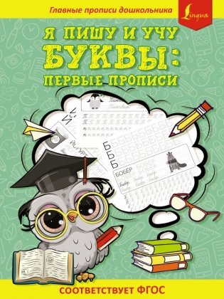 Я пишу и учу буквы: первые прописи (соответствует ФГОС) фото книги