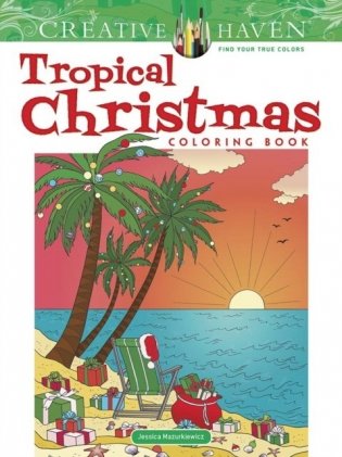 Tropical Christmas. Coloring Book фото книги