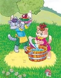 Пазл "Кошки моют плошки", 30 элементов фото книги