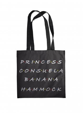 Сумка. Friends. Princess Consuela Banana-Hammock (черная, 38х43 см, длина ручек 58 см) фото книги