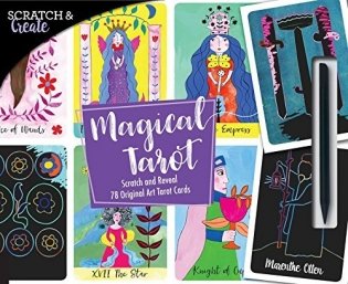 Scratch & Create Magical Tarot: Scratch and Reveal 78 Original Art Tarot Cards фото книги
