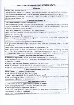 Планирование образовательного процесса по безопасности жизнедеятельности. Средняя группа 4-5 лет фото книги 4