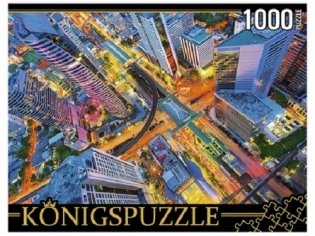 Пазлы "Konigspuzzle. Таиланд. Ночной Бангкок", 1000 элементов фото книги