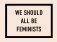 Чехол для карточек. We should all be feminists фото книги маленькое 2