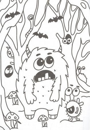 Раскраска. Монстрики фото книги 2