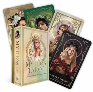 Mythos Tarot: Guidance from the Greek Gods (78 Gilded Cards and 128-Page Full-Color Guidebook) фото книги