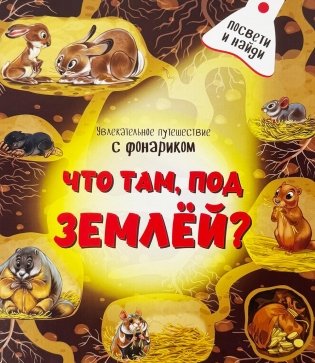 Что там под Землей. Увлекательное путешествие с фонариком фото книги