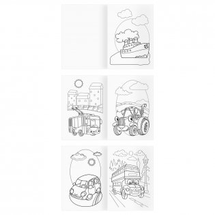 Раскраска А4, 8 стр., ТРИ СОВЫ "Для мальчиков" фото книги 6