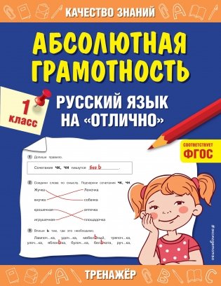 Абсолютная грамотность. Русский язык на «отлично». 1 класс фото книги