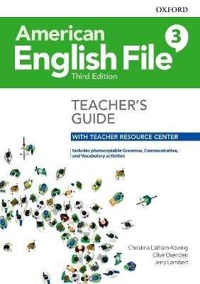 American English File. Level 3. Teacher's Guide with Teacher Resource Center фото книги