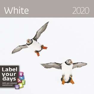 White (Белый). Календарь-органайзер на 2020 год фото книги